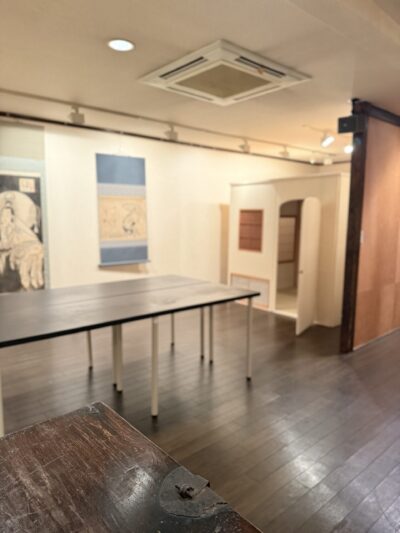 折り畳み式 茶室屏風と白隠禅師
