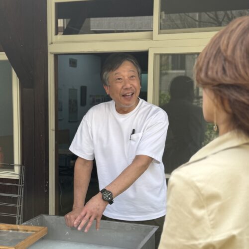 紙漉き体験教室レポート