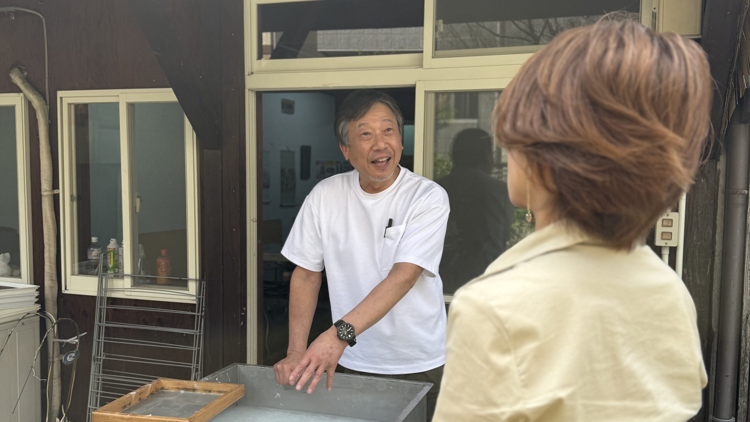 紙漉き体験教室レポート